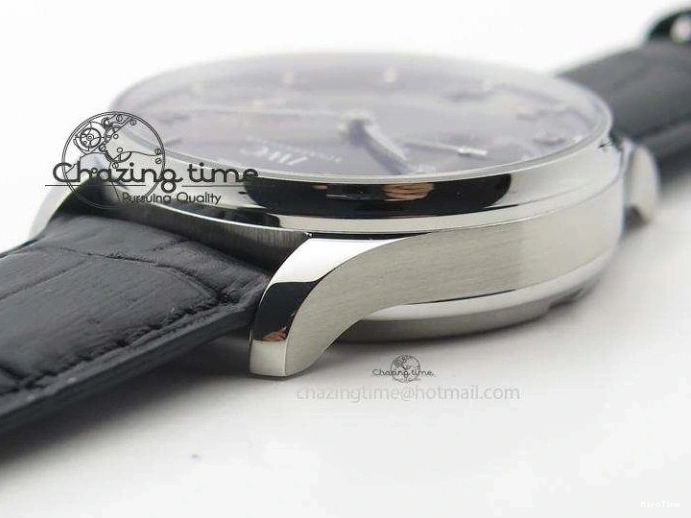 MIROTIME 0105 Portuguese Real PR IW500106 ZF 1:1 Best Edition Grey Dial On Black Leather Strap A52010 V Versatile 7306